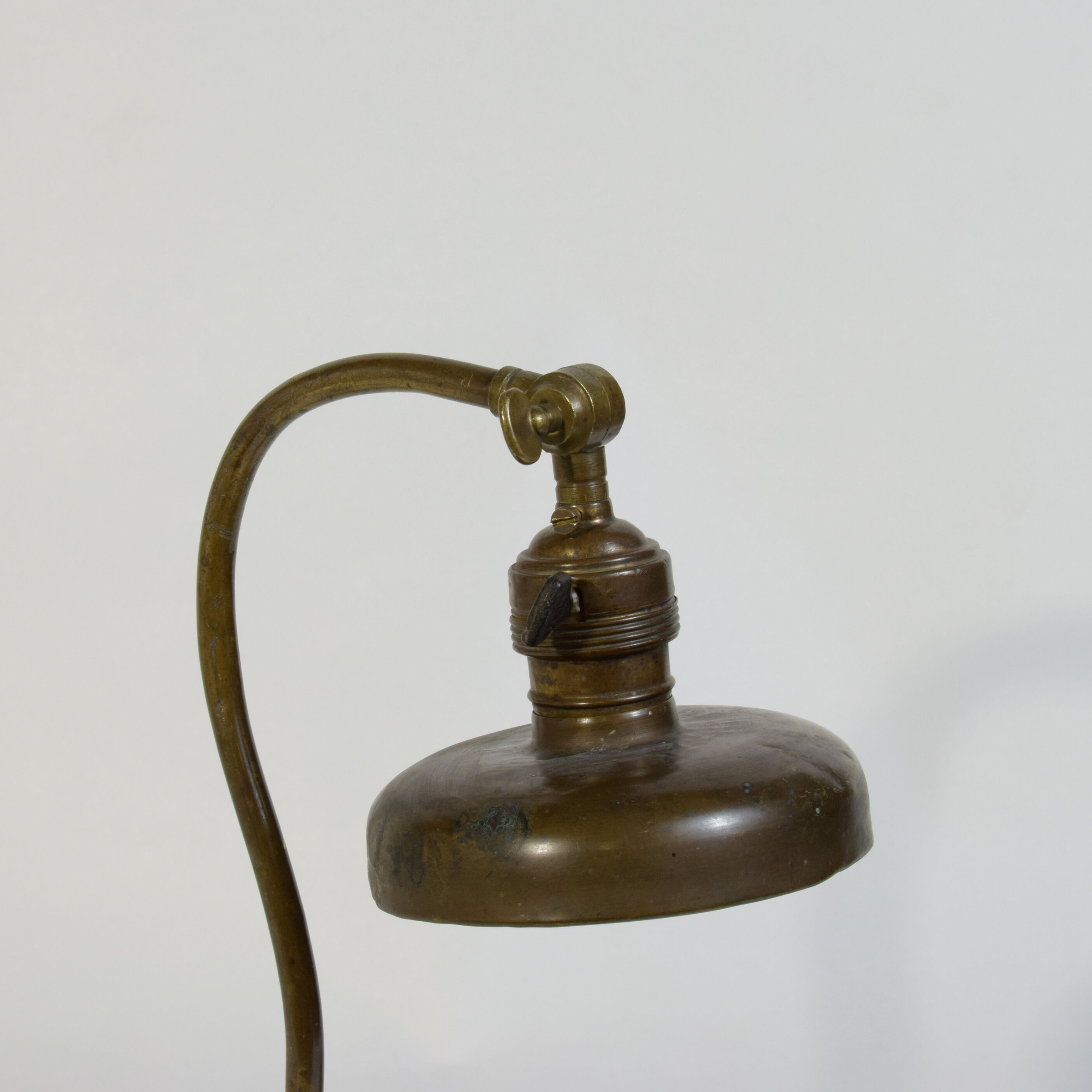 Art Nouveau bronze lamp