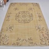 Neutral Oushak Vintage Carpet sku1833