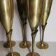 Vintage champagne flutes