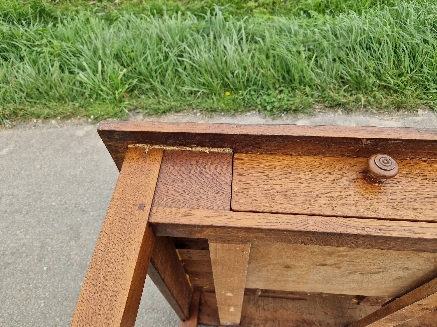 Solid farm table 1m70