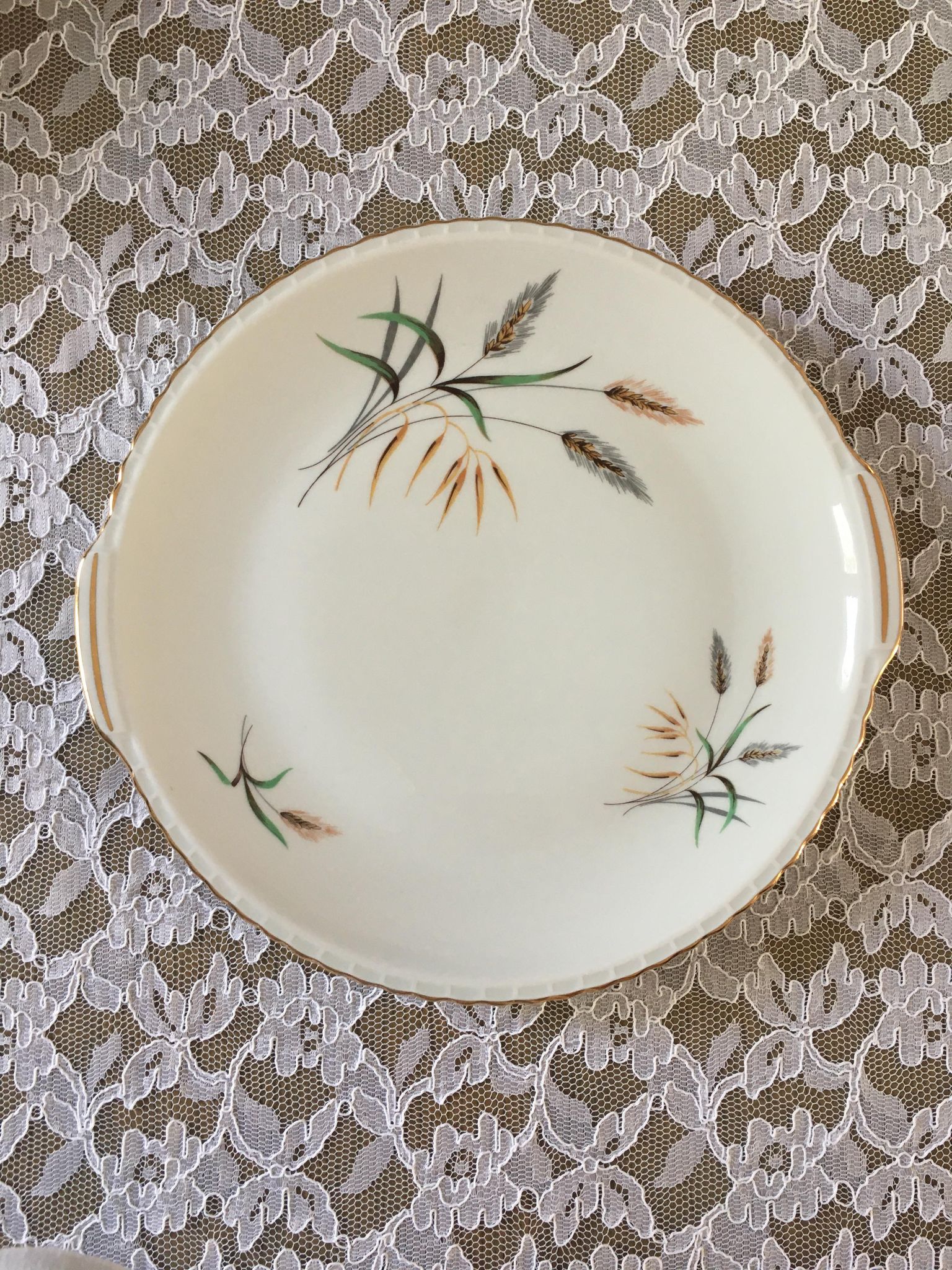 Service à dessert en porcelaine royale de luxe 1960