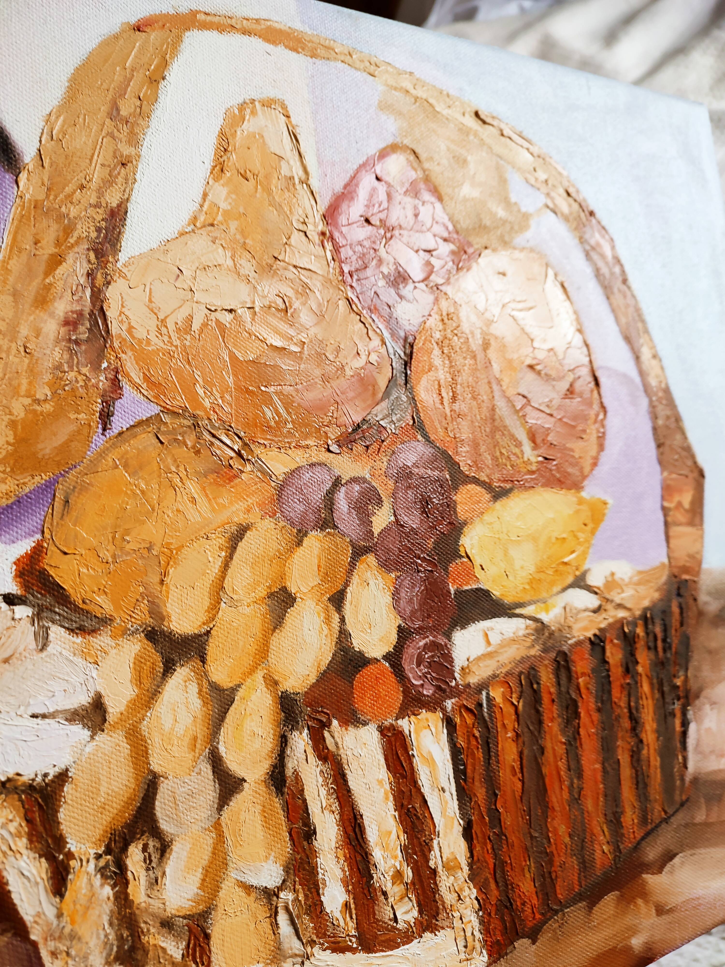 Contemporary still life, acrylic on canvas
