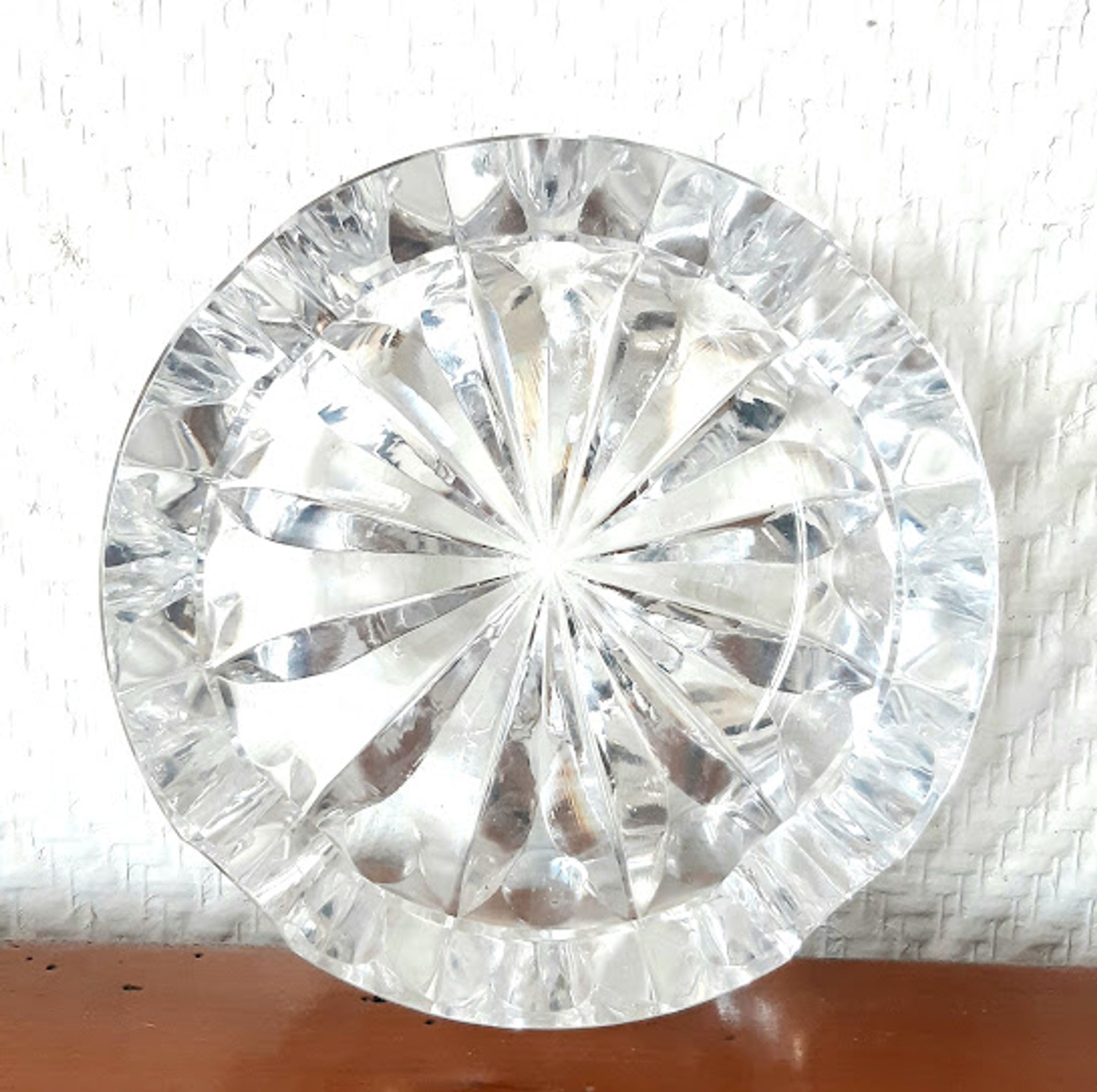 Saint Louis crystal ashtray
