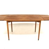 Scandinavian teak dining table, Sweden, 1960s