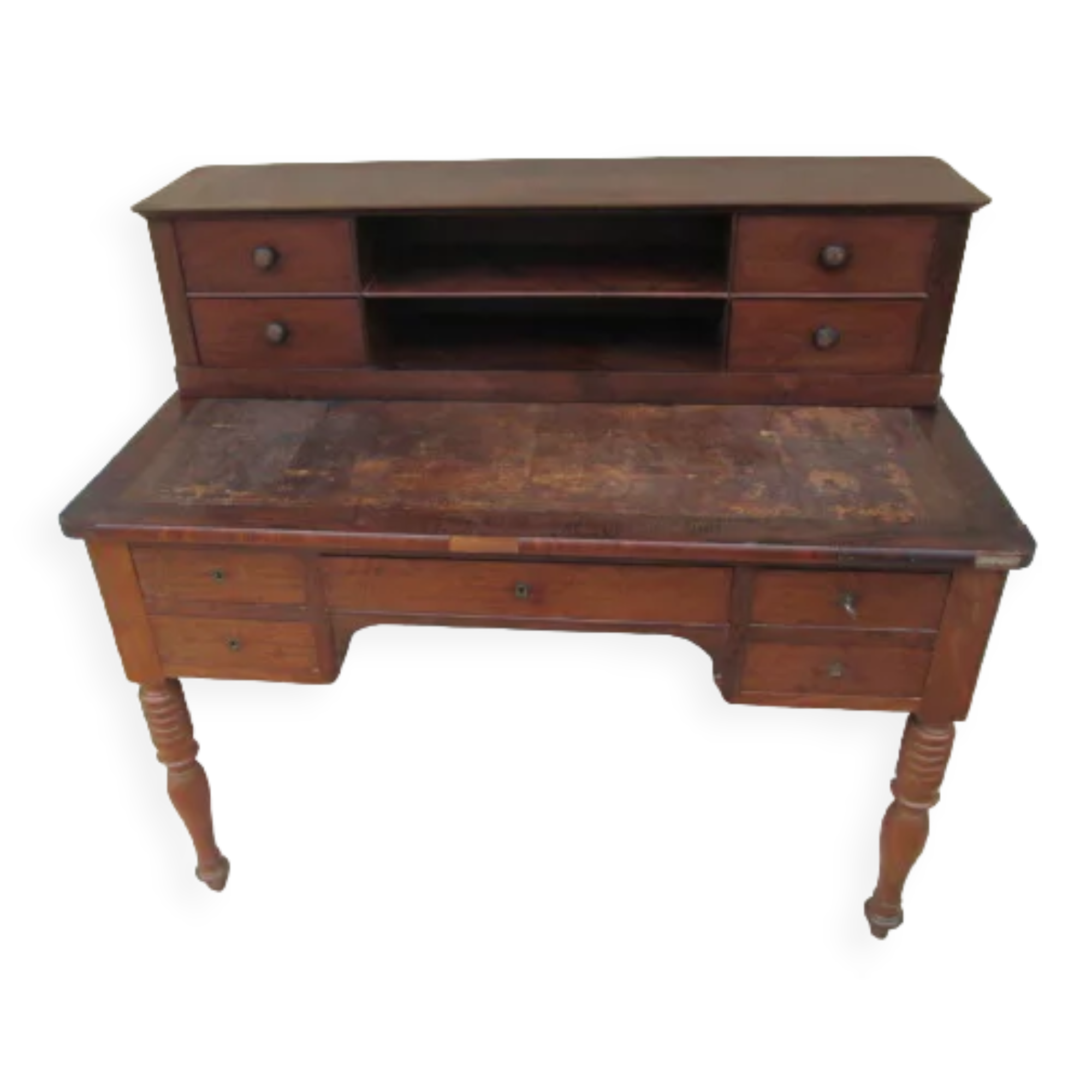 Old wooden desk