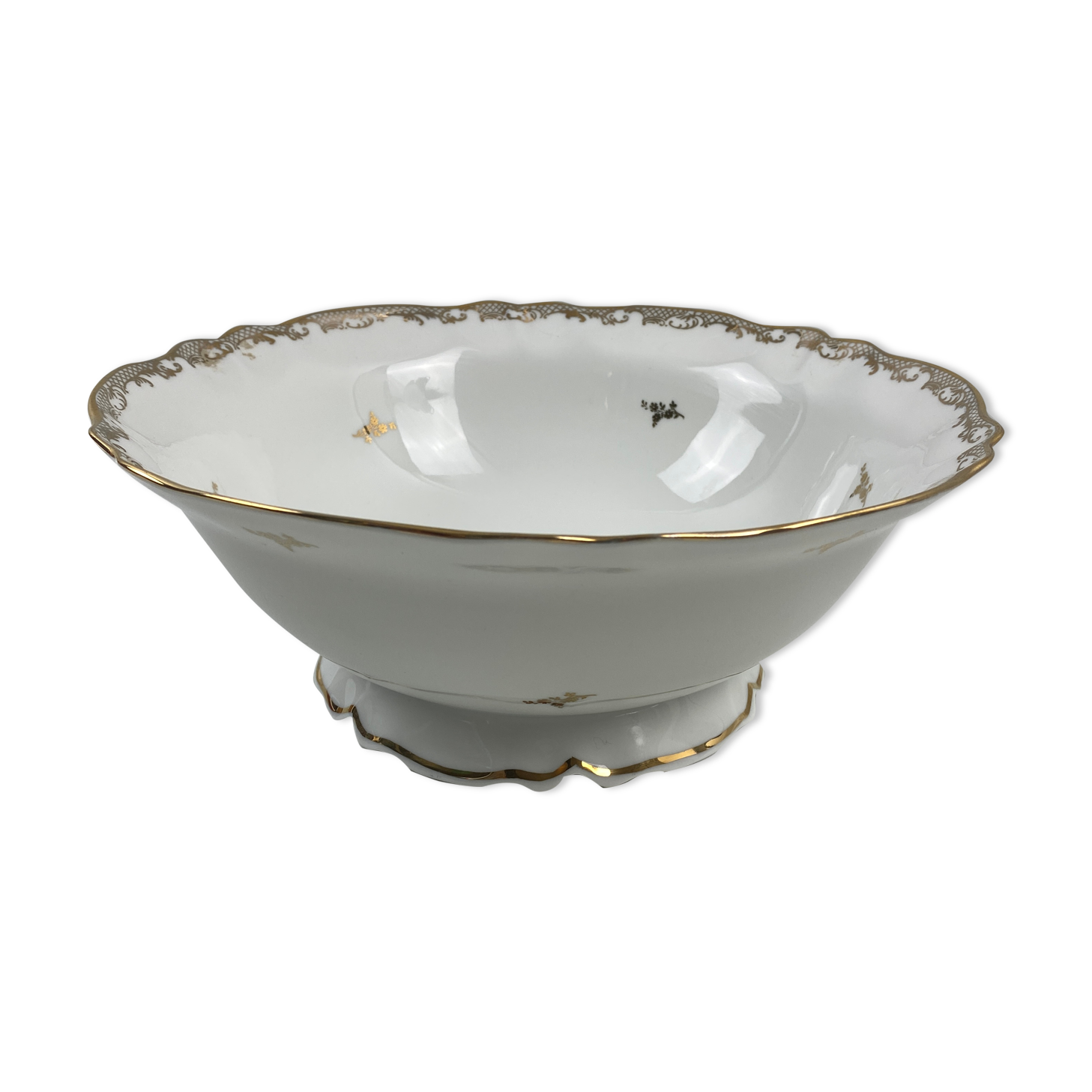 Porcelain salad of limoges ets. chadelaud