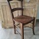 Chaise bistrot gravée