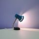 Turquoise metal table lamp Mathieu Mategot