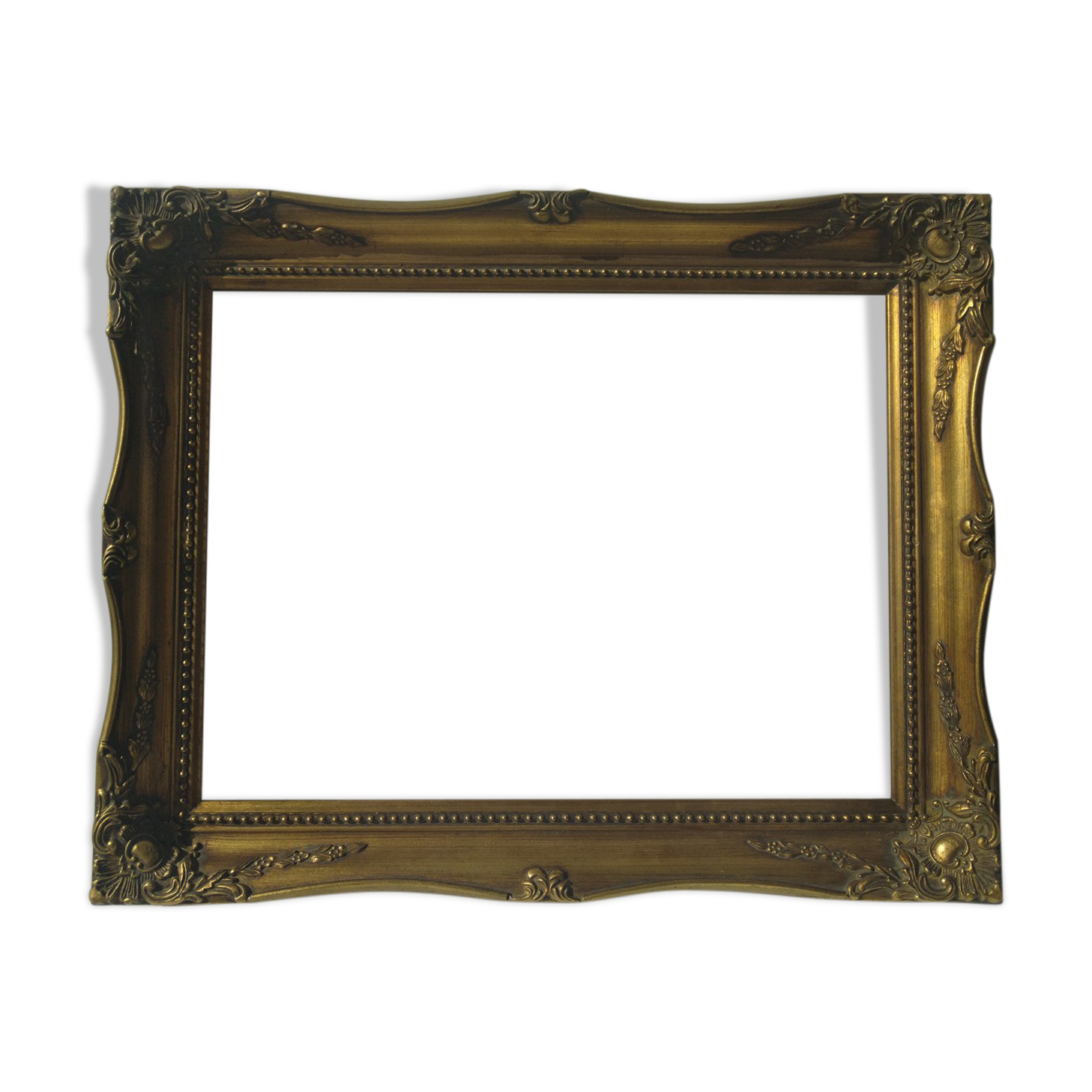 Golden sculpted frame for photo or artwork