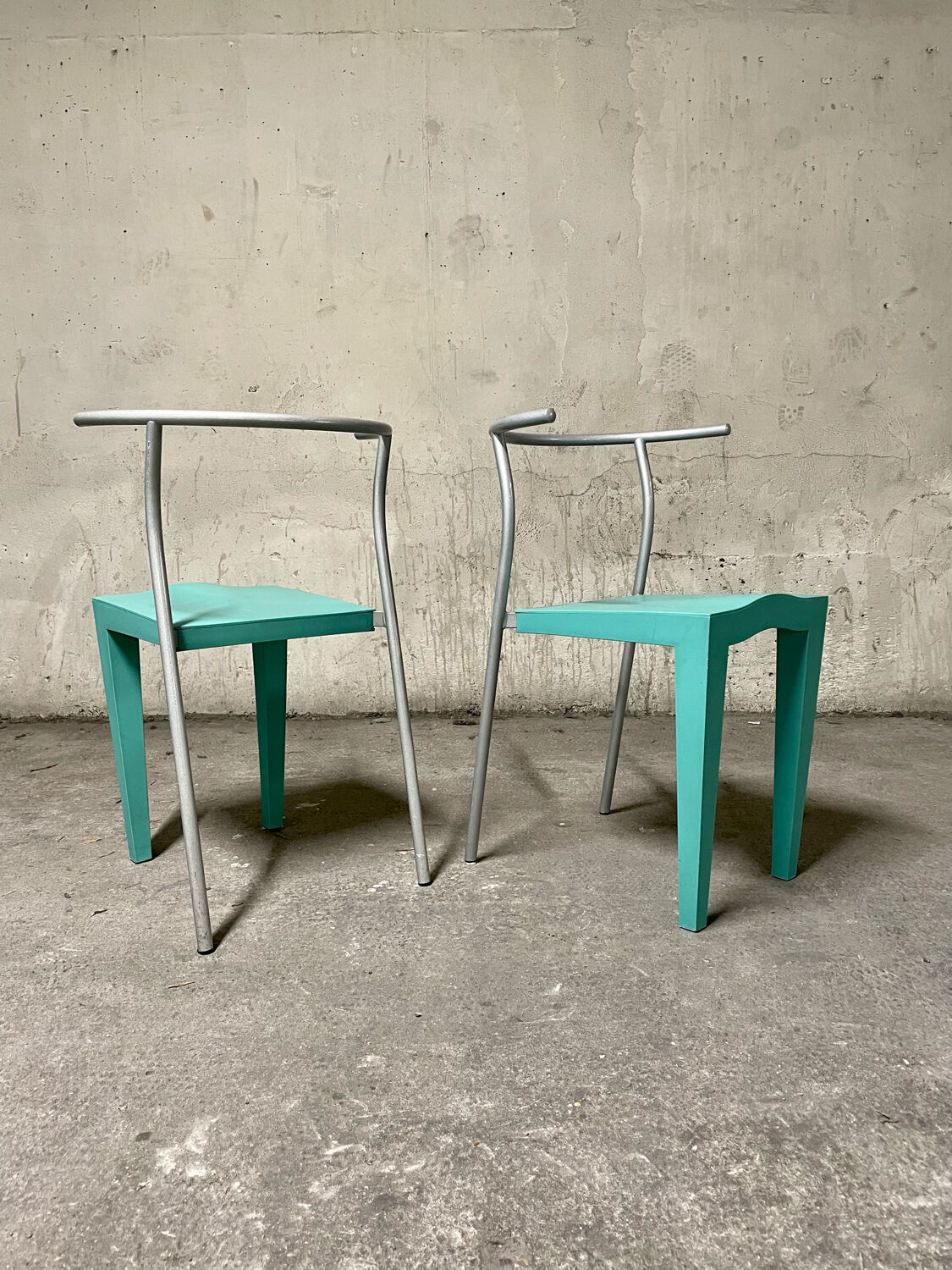 Pair of Dr. Glob chair by Starck for kartell in the 1990s