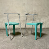 Pair of Dr. Glob chair by Starck for kartell in the 1990s