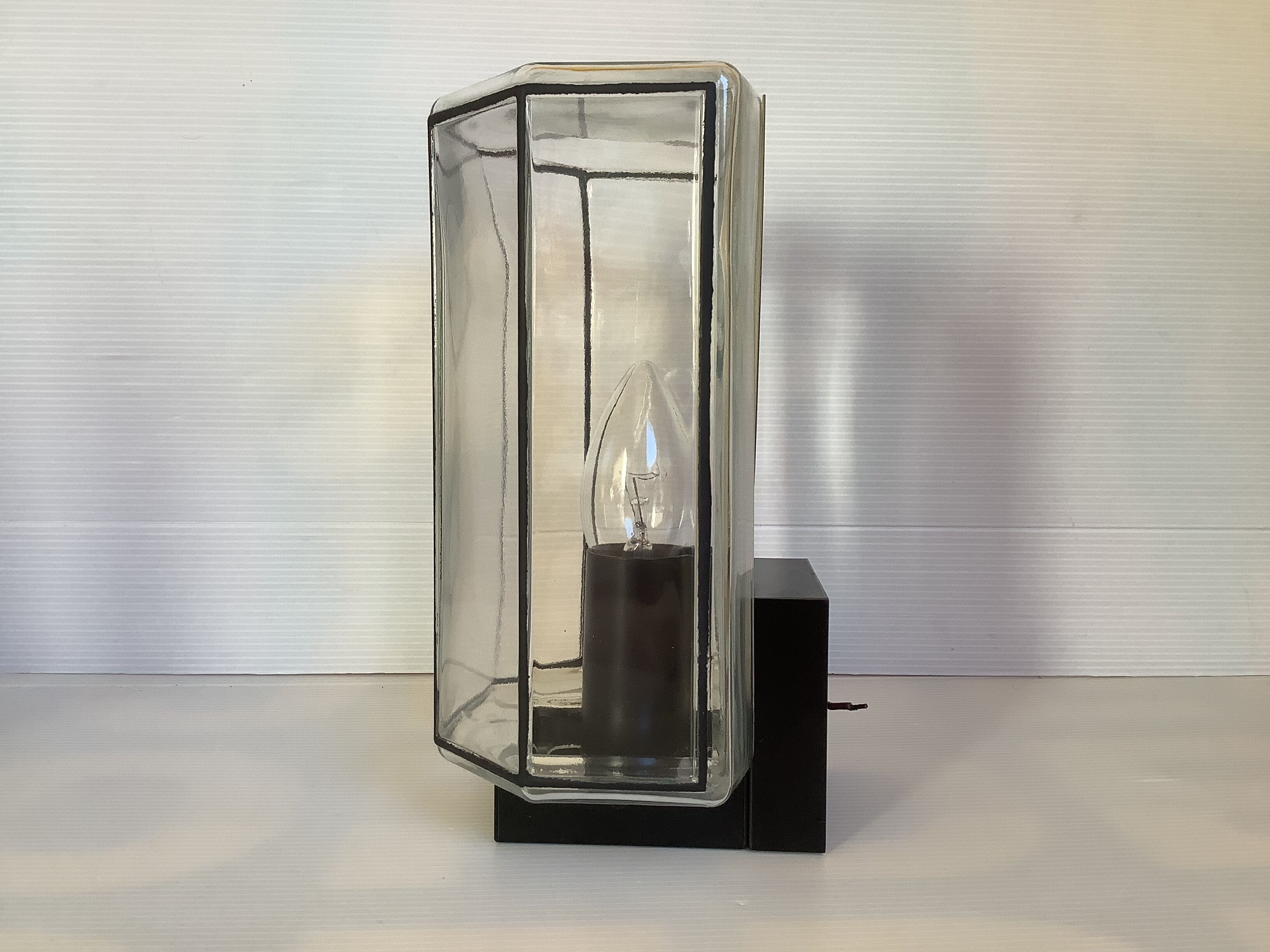 Limburg Glashutte modernist wall light