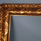 Large frame nineteenth century gilded stucco wood old gold 80x66 foliage 62x47.5 cm SB
