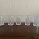 Whisky service / muscat / ... with its decanter and 5 glasses