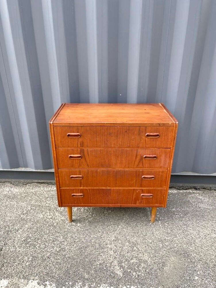 Scandinavian teak chest of drawers