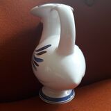 Vintage zoomorphic bird-shaped vase in Biot ceramic