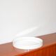 White plexi cap mirror Made in France Registered model, Design, 1970