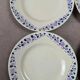 Set of 8 dessert plates Longchamp Terre de Fer model Cannes