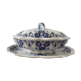 Soupière et plat ovale
