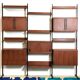 Modular storage cabinet and bookcase. Italy, 60s