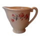 Retro florets earthenware cream pot