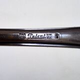 Set of small silver-plated metal forks