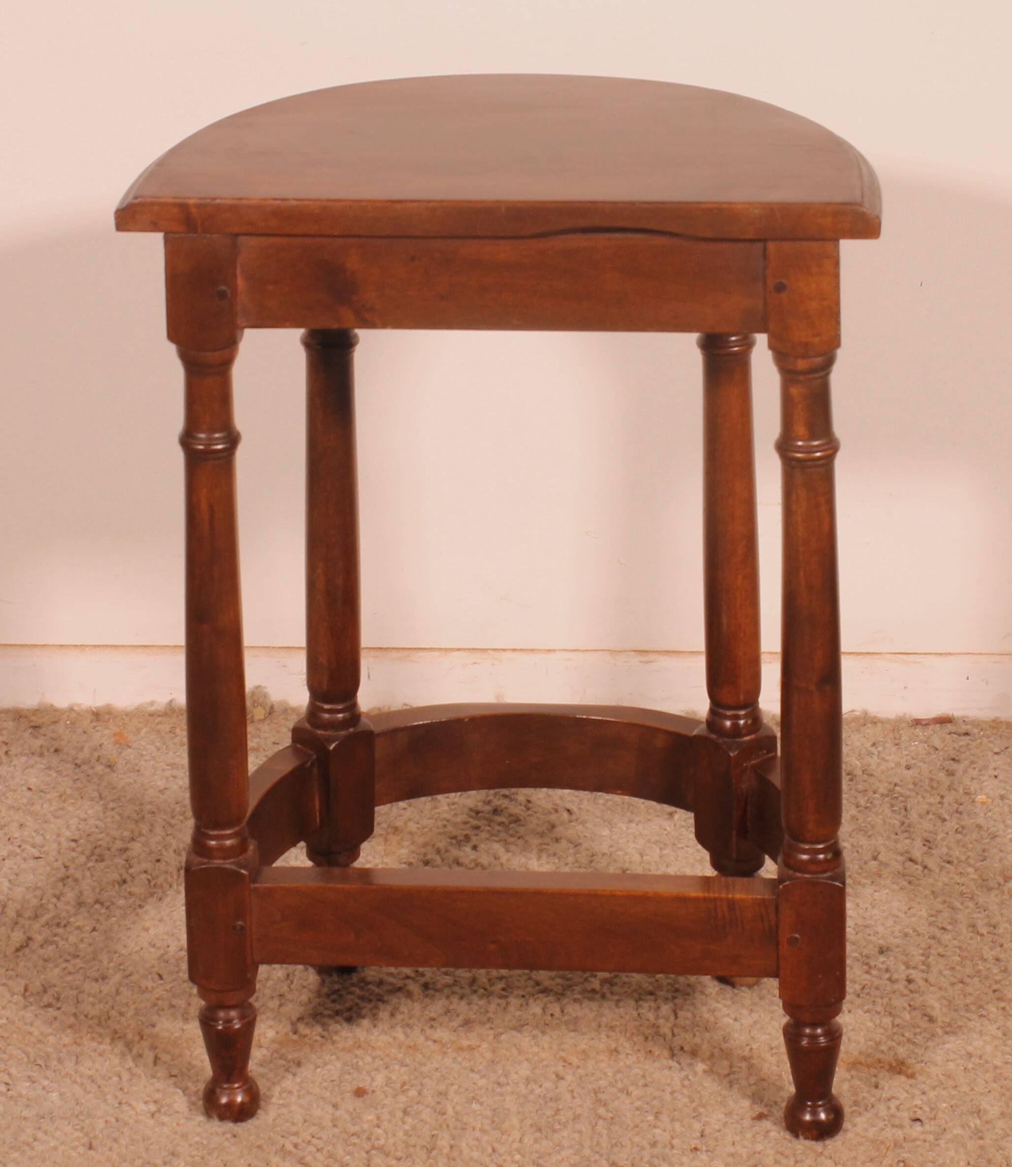 walnut stool in Renaissance style