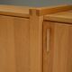 Large brustalist oak sideboard, Belgium.