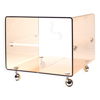 Meuble en plexi fumé DLG Michel Dumas