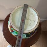 Cerdazur Monaco vase in ceramic with fish decoration