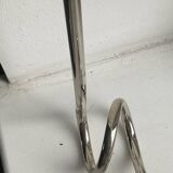 Vintage silver metal candle holder