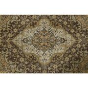 1970s Vintage Persian Handmade Wool Orange Area Rug 276x386