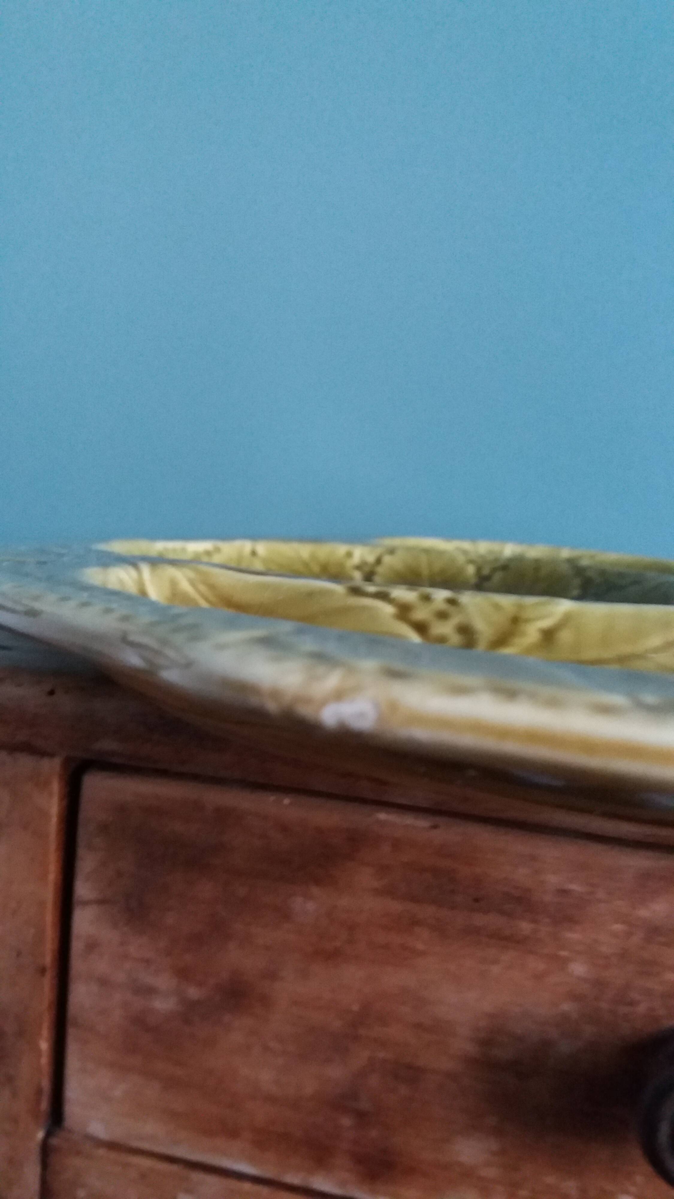 Gien platter, compartmentalized earthenware appetizer serving tray