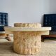Table basse en travertin magnussen ponte