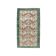 Turkish  Oushak vintage hand-knotted floral green rugs bordered 176x205