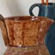Vase pichet céramique, terracotta, vintage