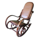 Rocking-chair bois et cuir