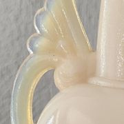 Glass lamp, 2M fabric cable, cotton lampshade
