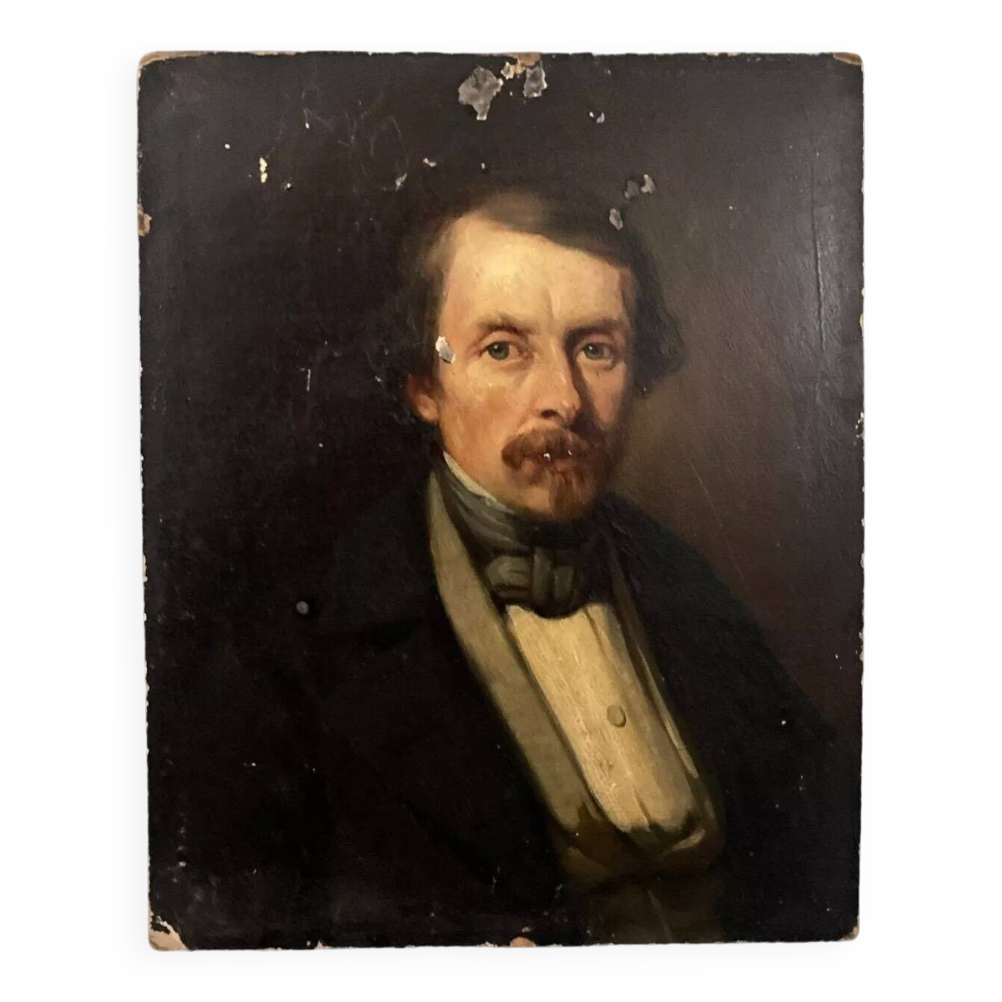 19th Miniature Portrait of Napoleon III