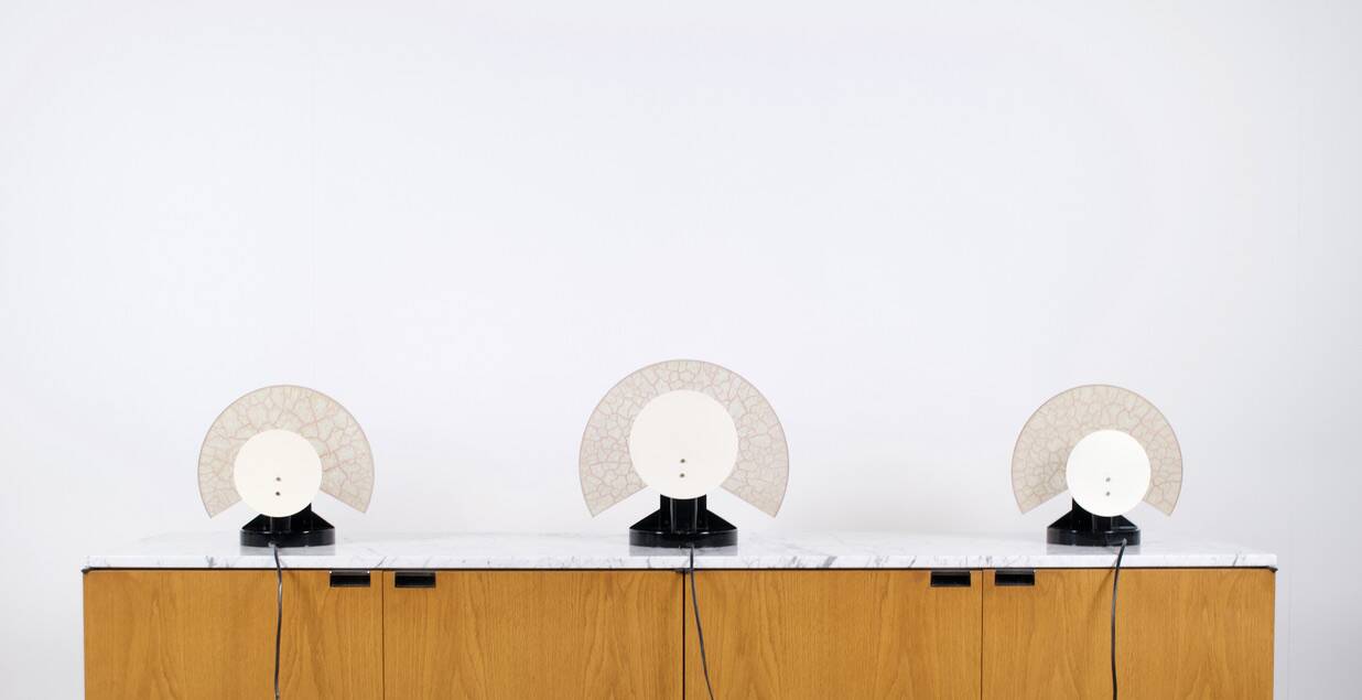 3 lampes italiennes modulables Murano années 80
