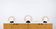 3 lampes italiennes modulables Murano années 80