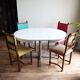 Table ronde avec rallonge Roche et Bobois, 1973