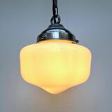 CHANDELIER 1920 OPALINE 14 CM DIAMETER