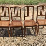 4 art deco chairs