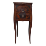 Louis XV style marquette bedside table