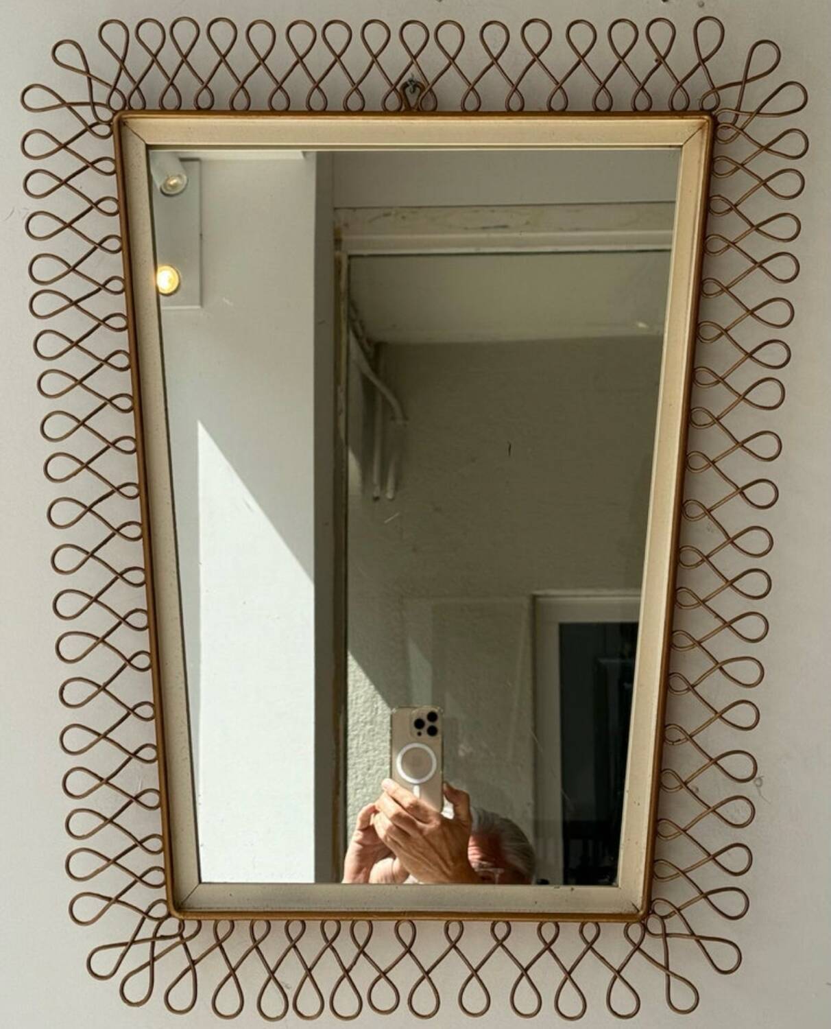 Mirror in the style of Josef Frank