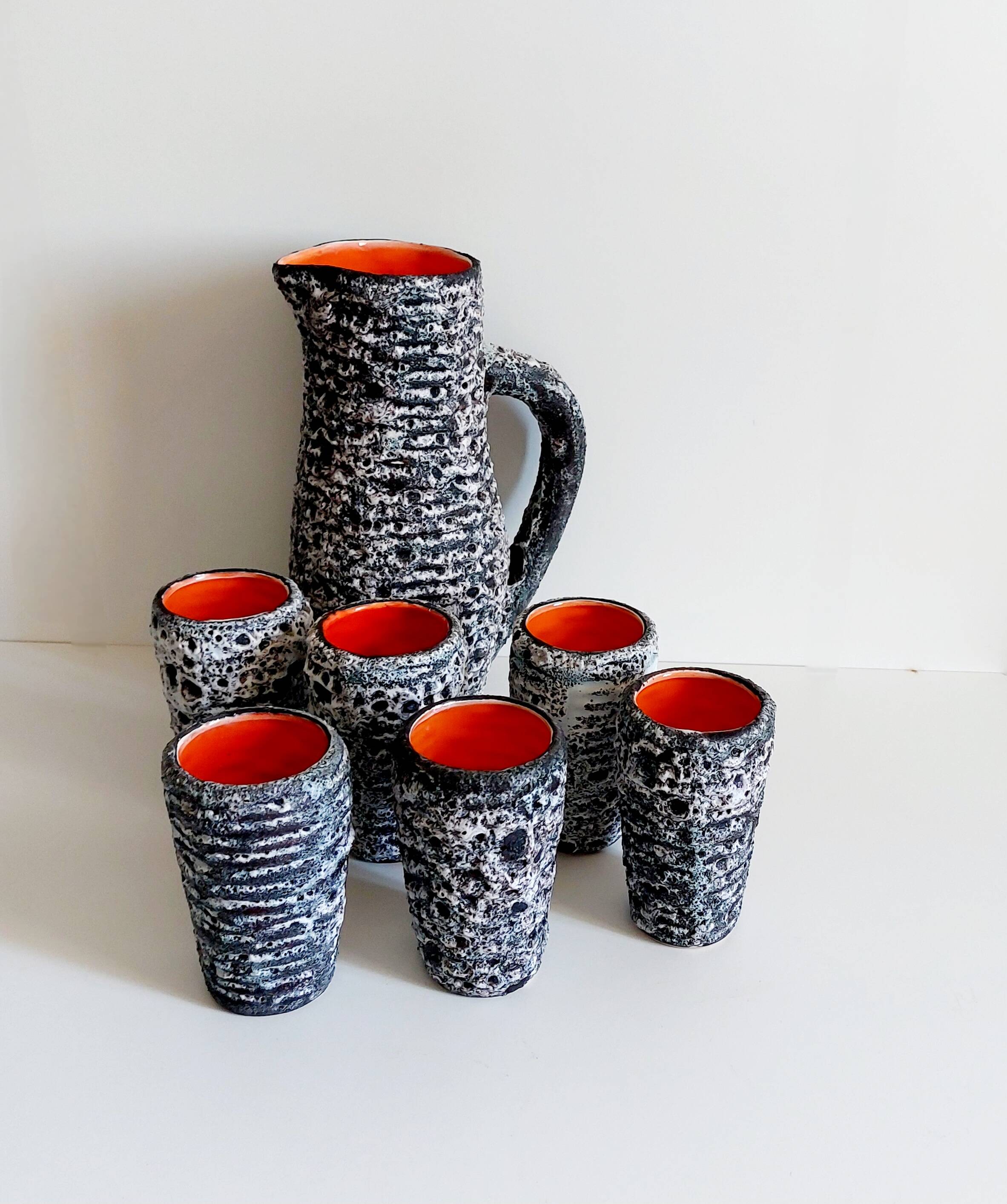 Vintage orangeade service Dieulefit