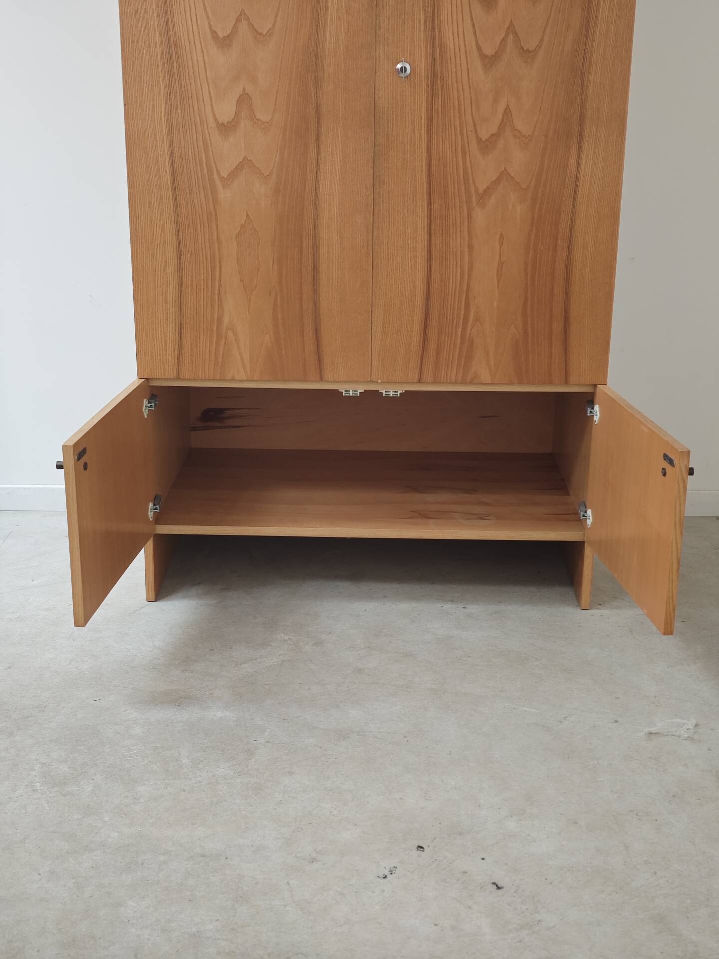 Large wooden wardrobe Drevotex 1970