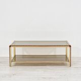 1980s smoked glass coffee table
