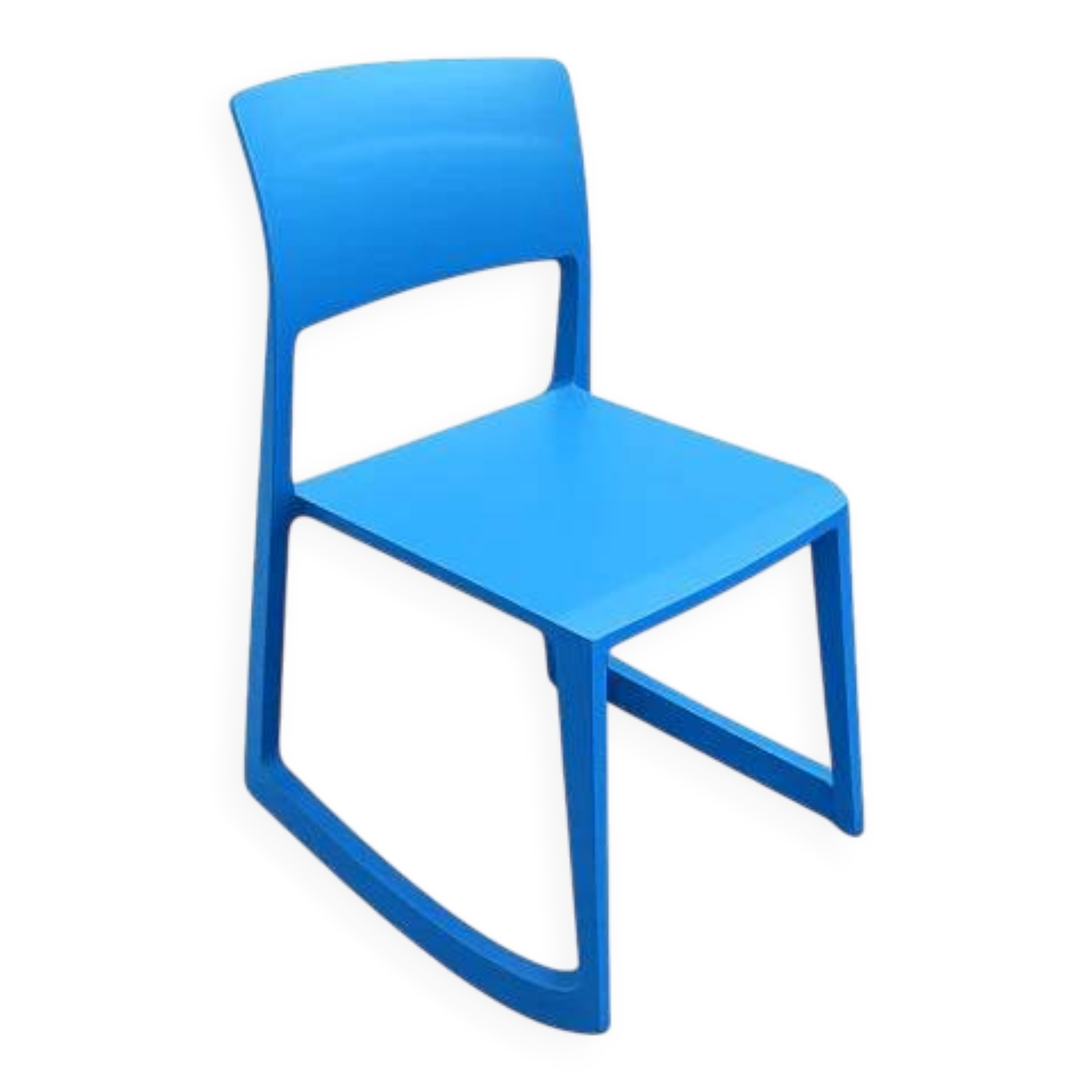 Stackable cafeteria chair Pacific Blue